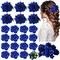 21 Pieces Flower Hair Clip Rose Hair Clips Flower Hair Accessories